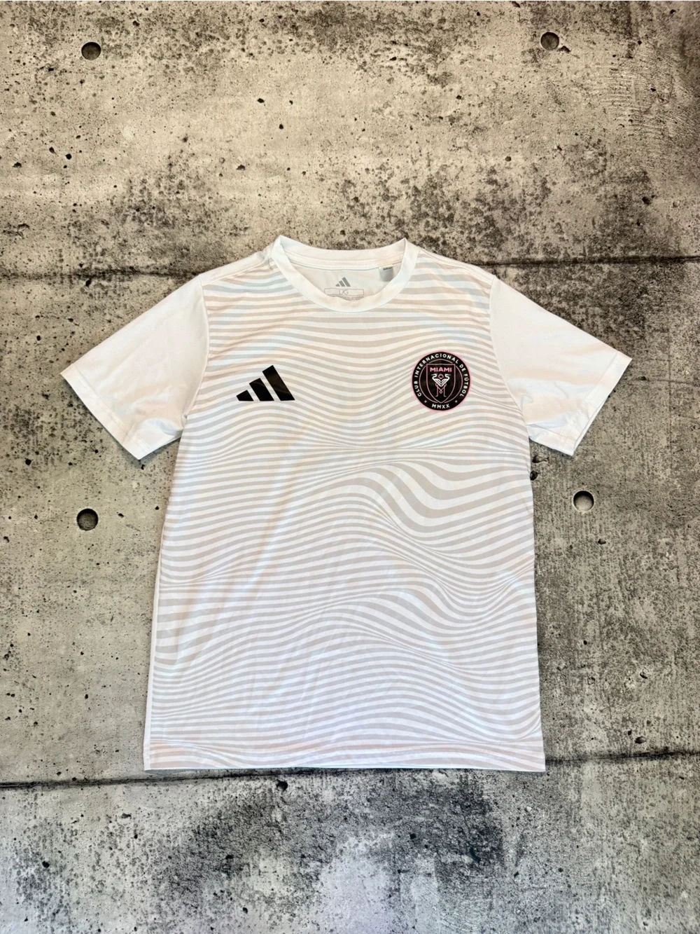 adidas White Miami FC Graphic Youth Soccer Tee